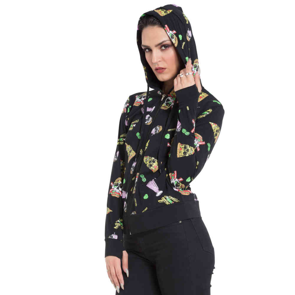 Jawbreaker - Twisted Fast Food Veste zip à capuche - Noir